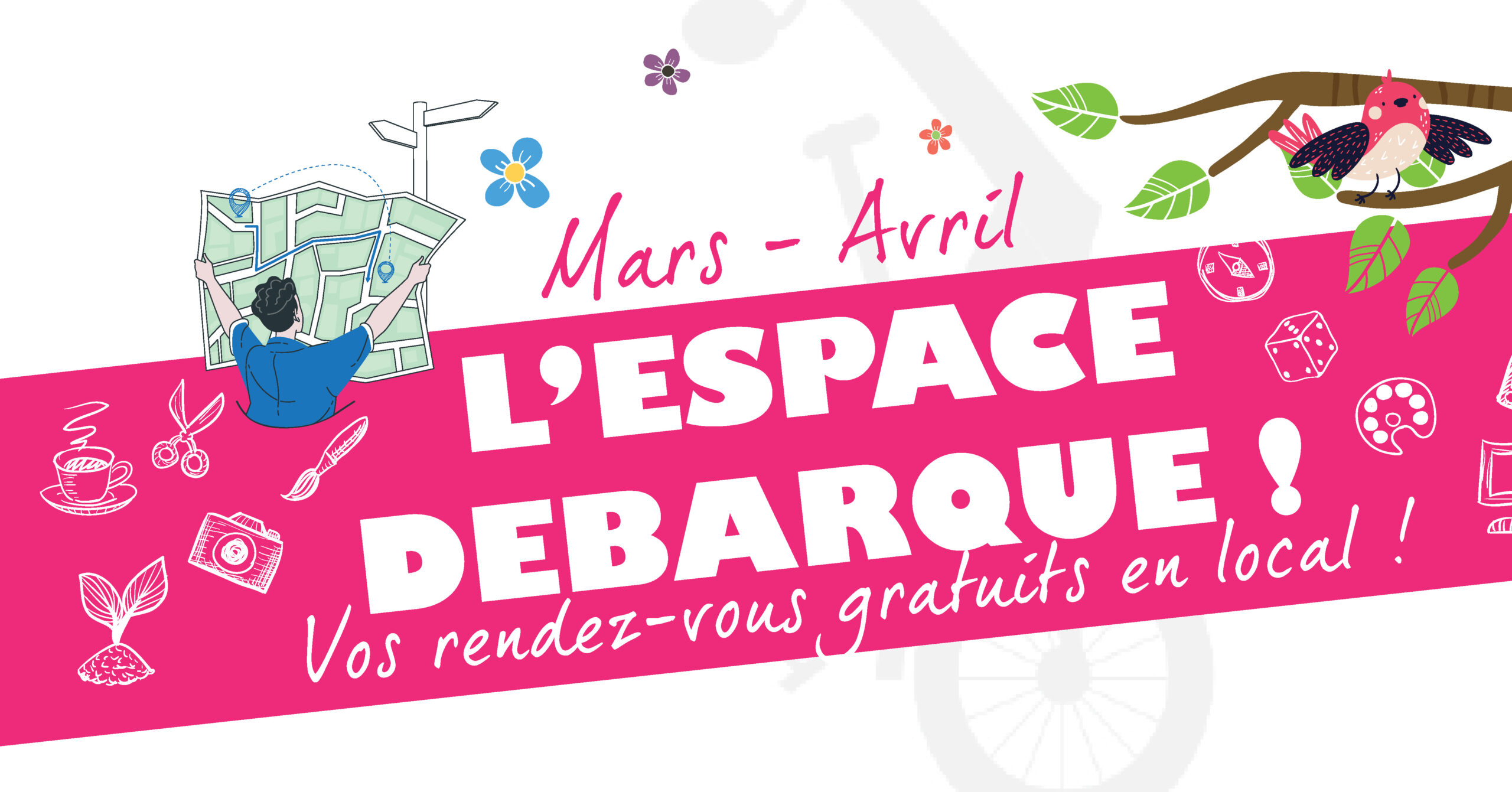 Espace débarque